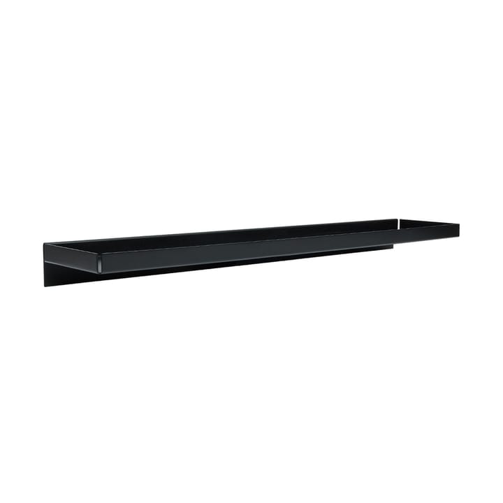 Bakku wall shelf large 16x80 cm - Black - OYOY
