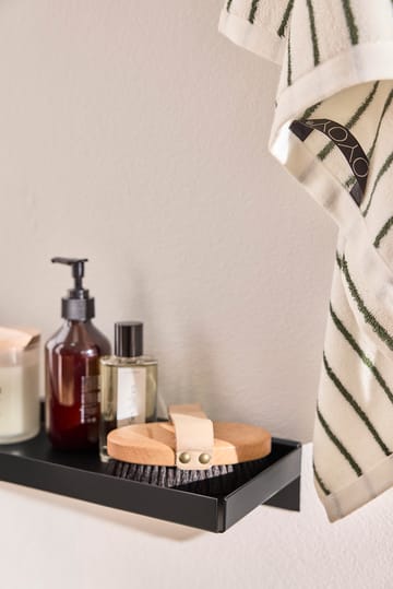 Bakku wall shelf large 16x80 cm - Black - OYOY
