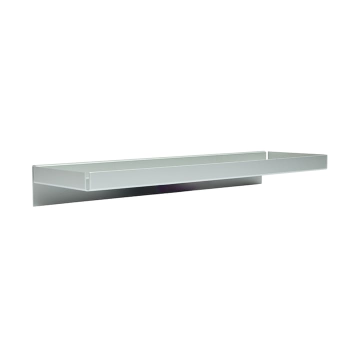 Bakku wall shelf small 16x50 cm - Aluminium - OYOY
