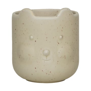 Bear flower pot - Reactive olive - OYOY