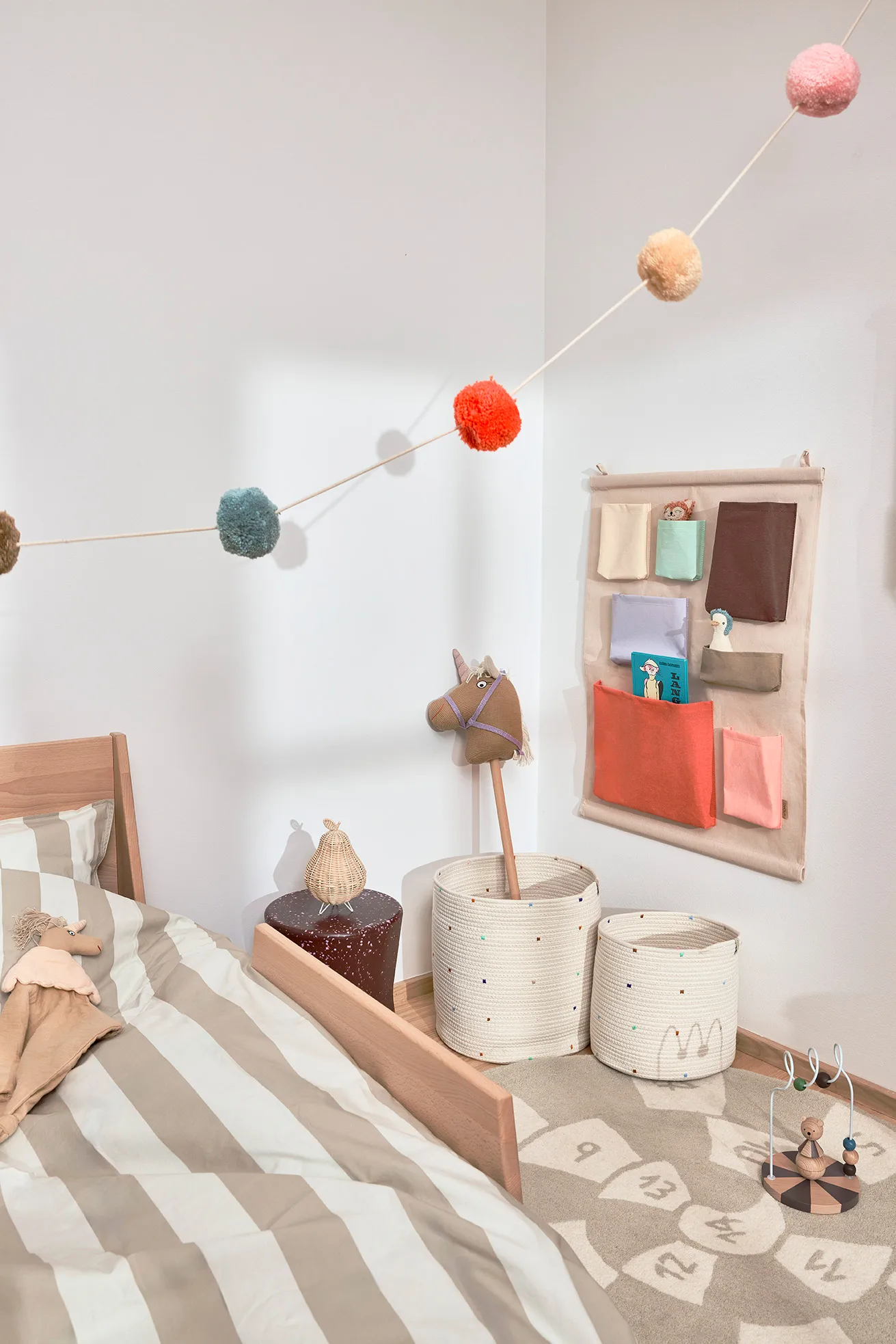 Confetti storage baskets 2 pieces, Multi OYOY