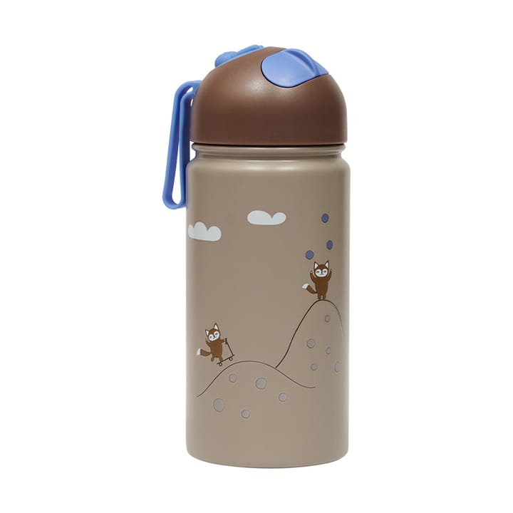 Friends in the Forest thermos bottle 36 cl - Blue - OYOY