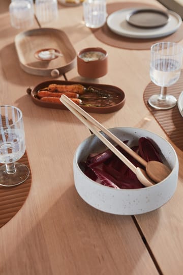 Hagi bowl Ø20 cm - White-light brown - OYOY