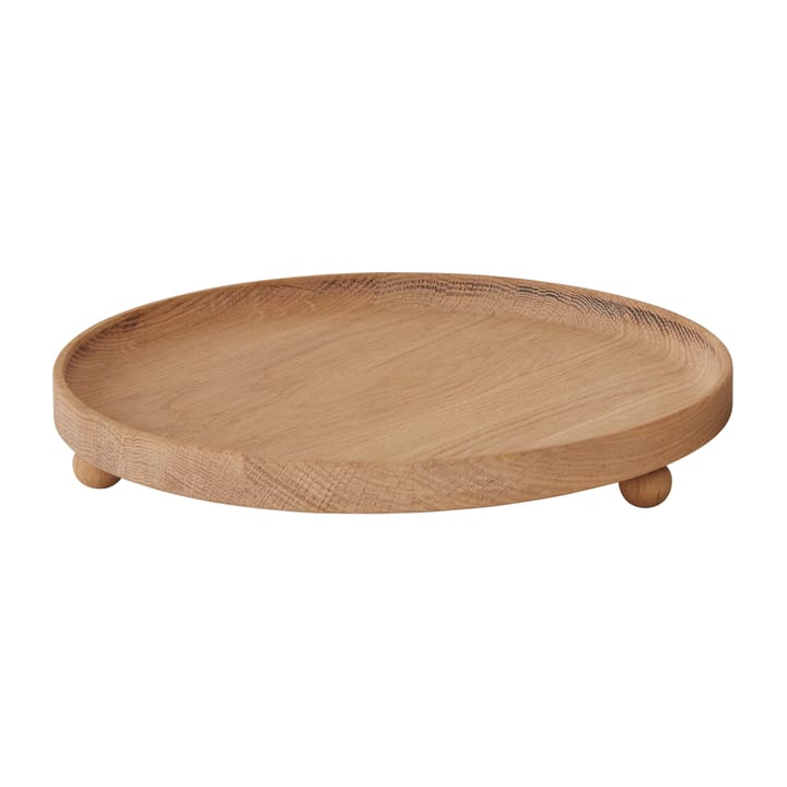 Inka wooden tray round Ø30 cm, Nature OYOY