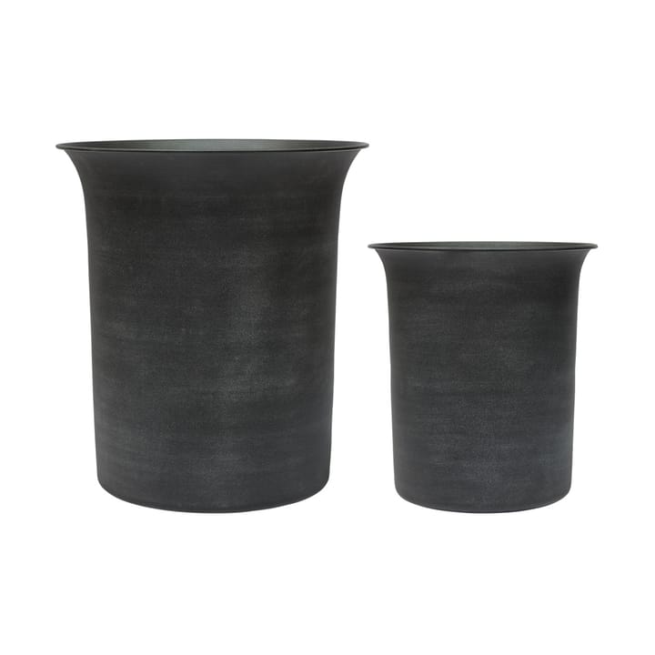 Iri metal pot 2 pieces - Stone - OYOY