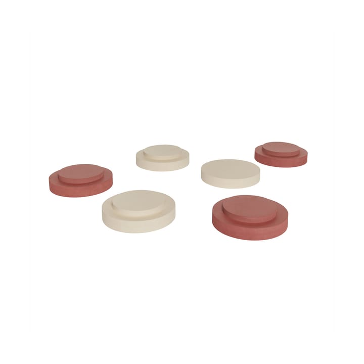 Iro stackable stool, Vanilla-nutmeg OYOY