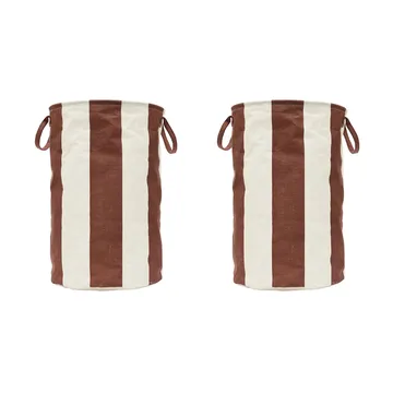 Kara storage basket large Ø38x54 cm - Nutmeg - OYOY