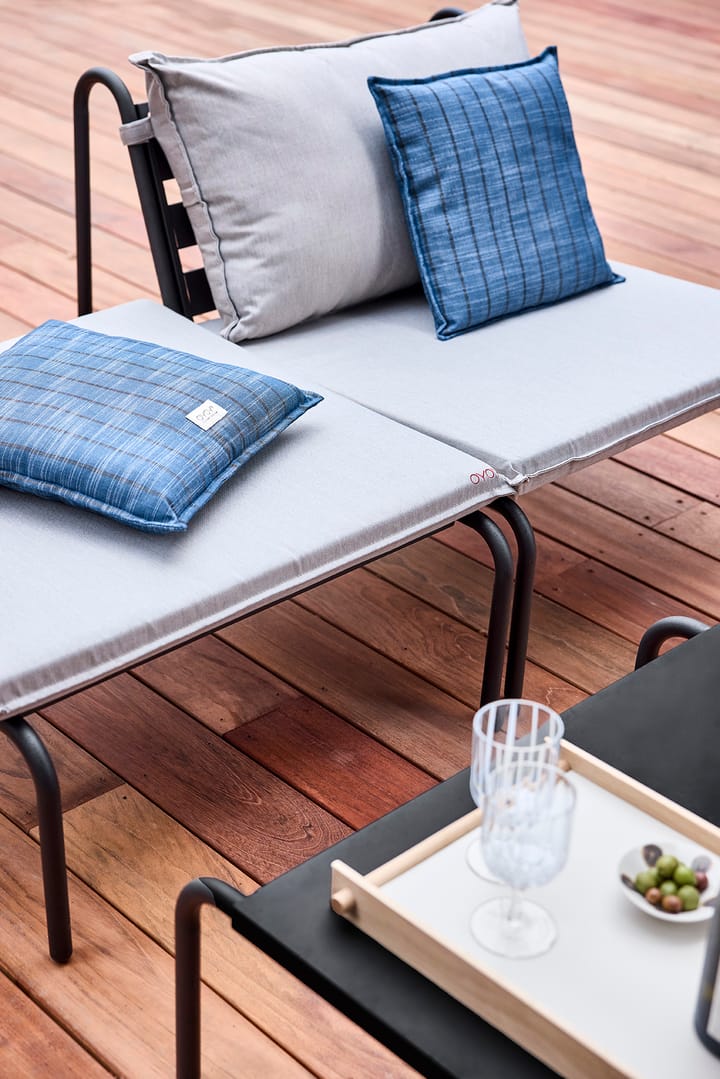 Kyoto outdoor cushion 42x42 cm, Blue OYOY
