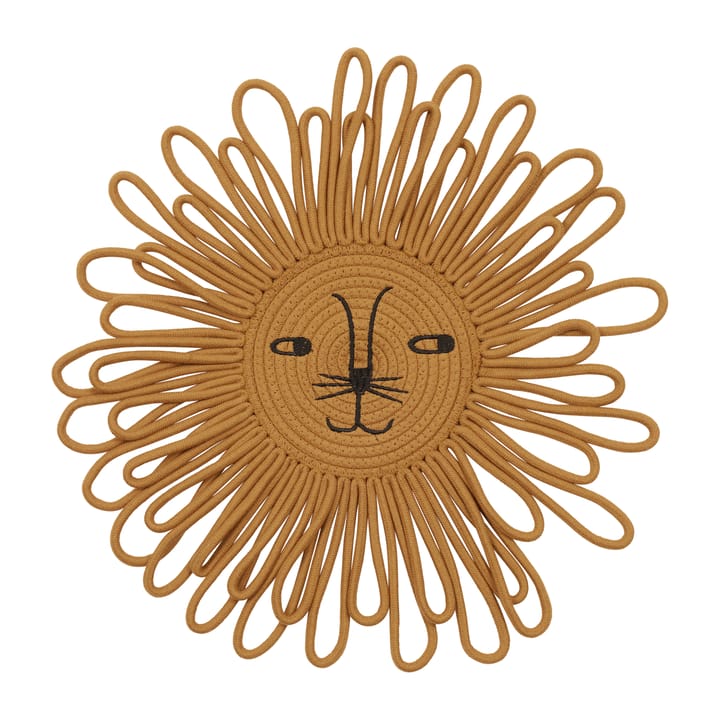 Mara Lion wall decoration, Ø45 cm OYOY