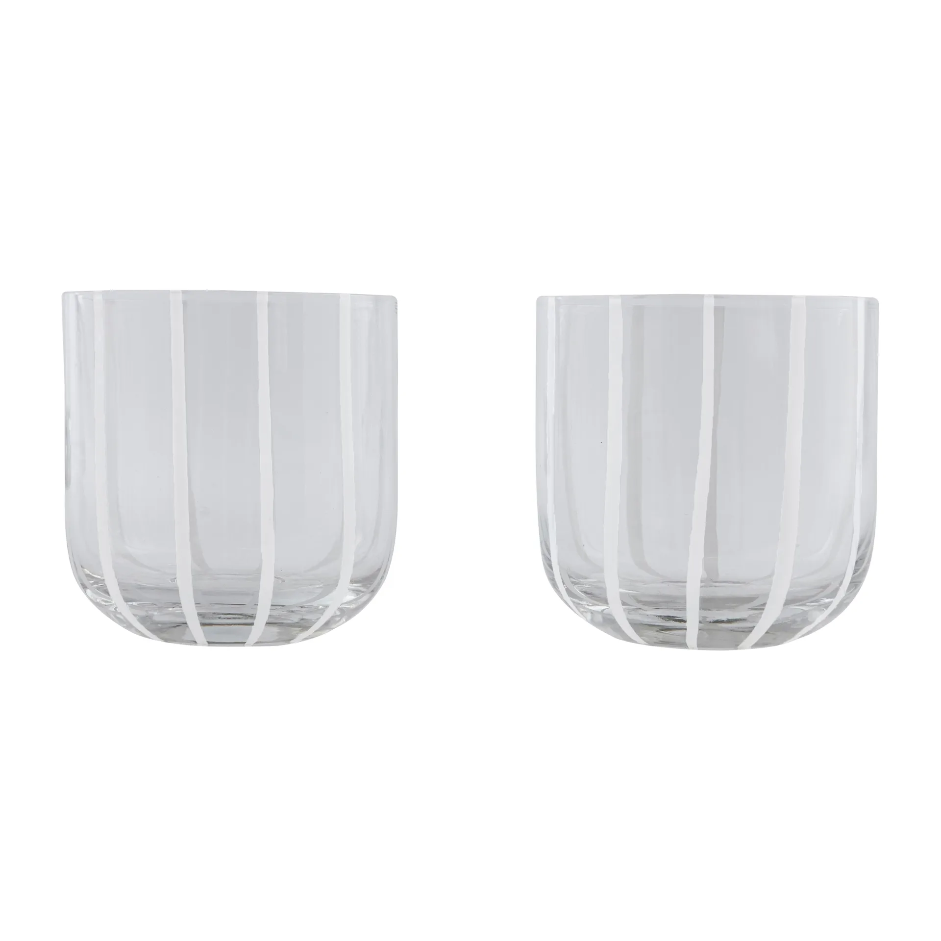 Mizu drinking glass 2-pack, Clear OYOY