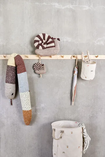 Moira storage basket small Ø18x22 cm 2 pieces - Multi - OYOY