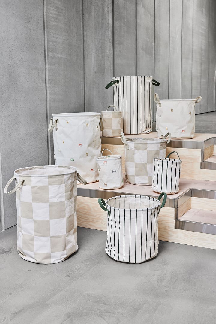 Moira storage basket small 22xØ18 cm 2 pieces, Multi OYOY