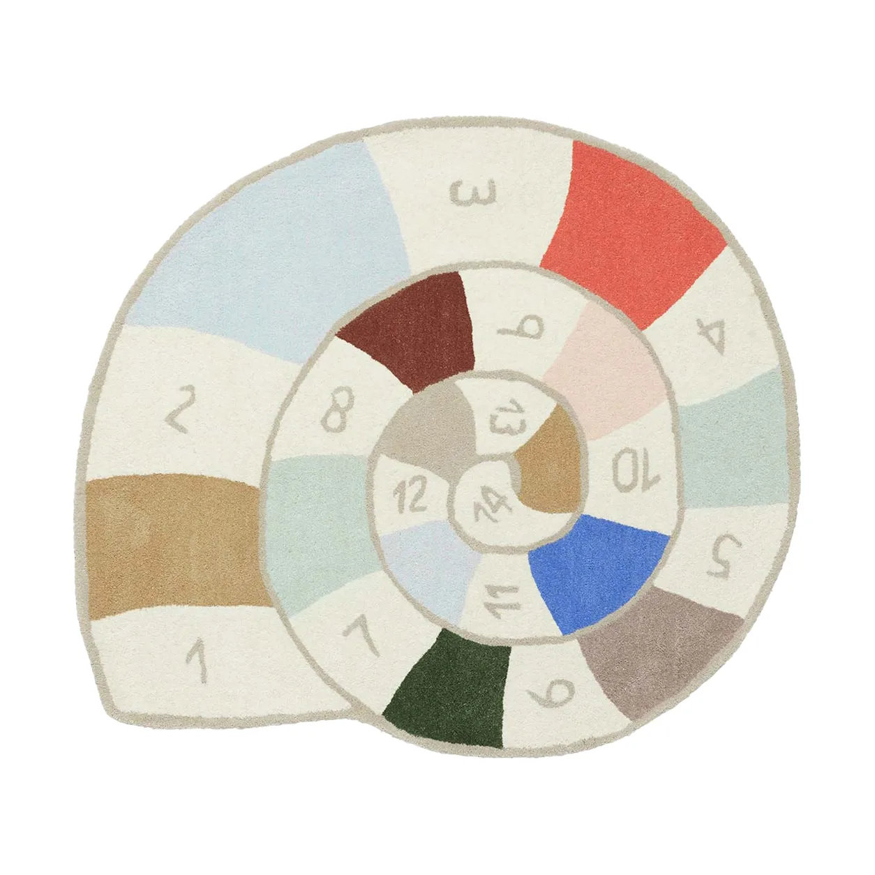 Nautilus rug, Multi OYOY