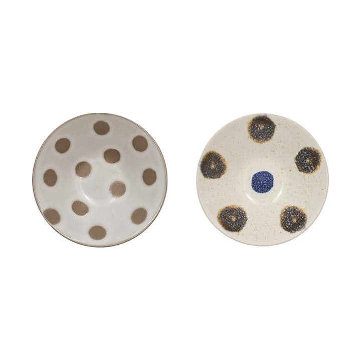 Nori bowl small Ø10.5 cm 2-pack - Off-white-brown - OYOY