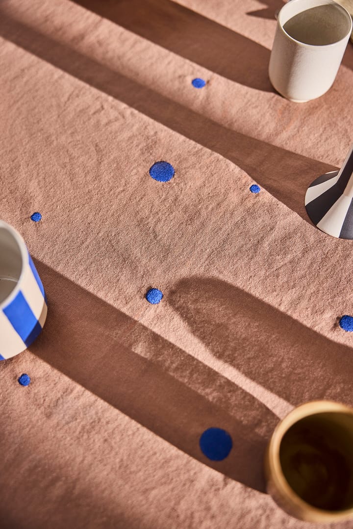 Nori tablecloth 140x200 cm, Terracotta-optic blue OYOY