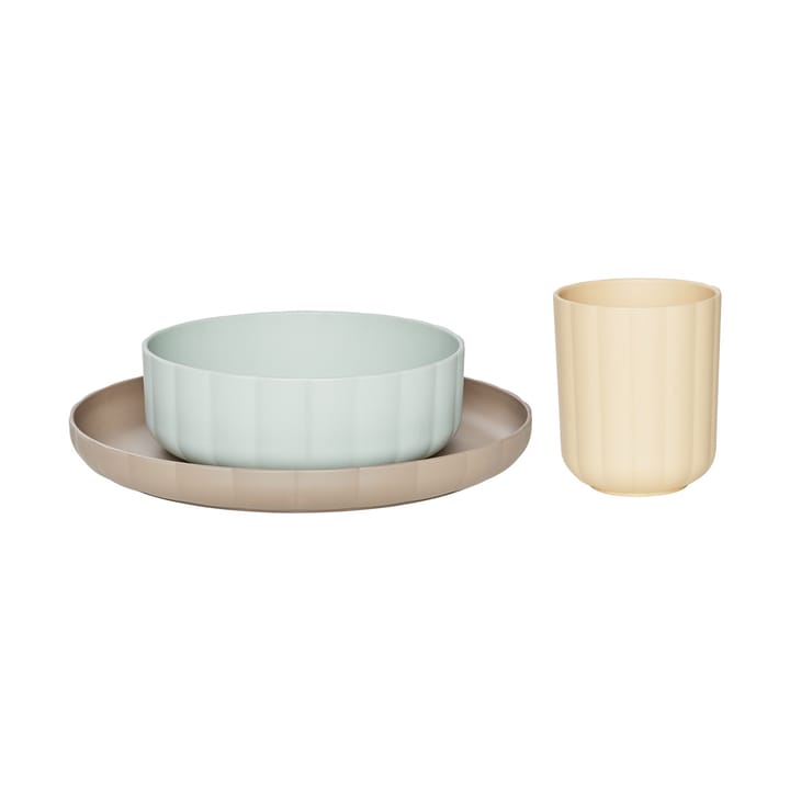 Pullo serving set 3 parts - Pale Mint-vanilla-taupe - OYOY