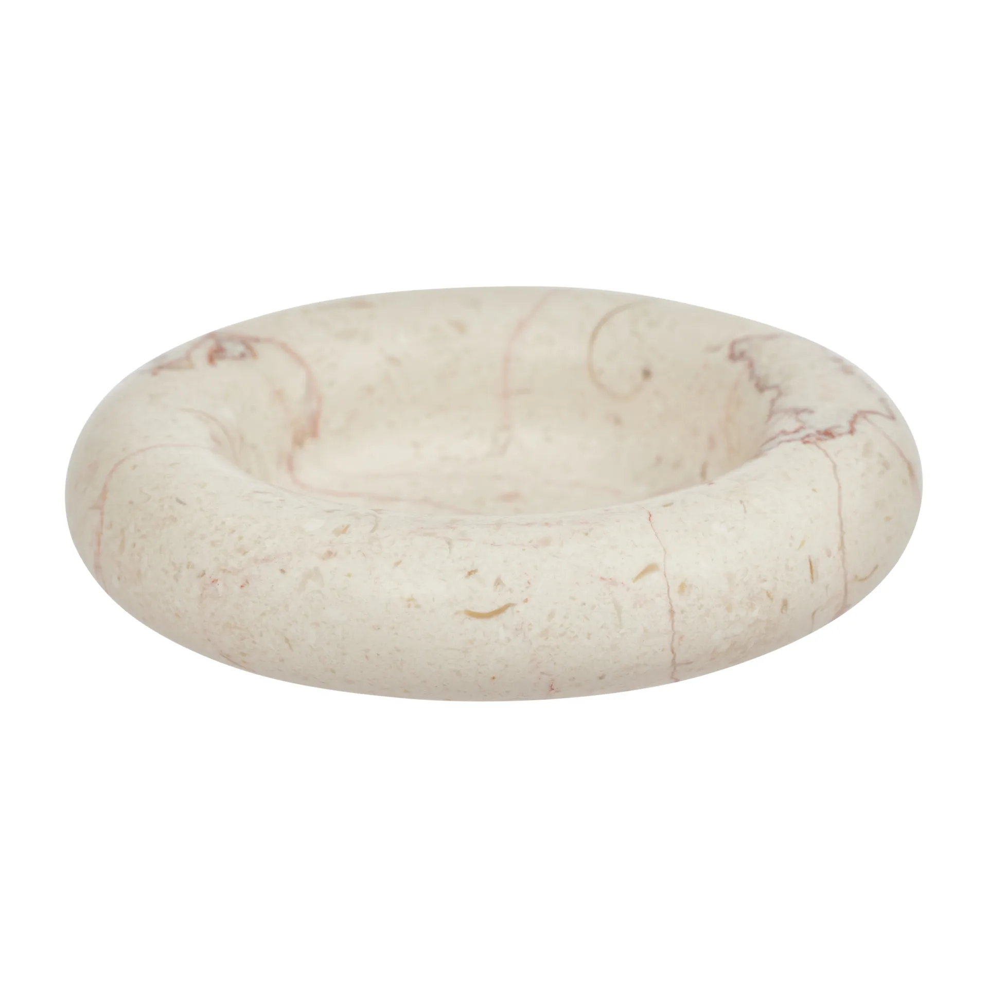 Savi marble candleholder Ø13,8 cm, off white OYOY