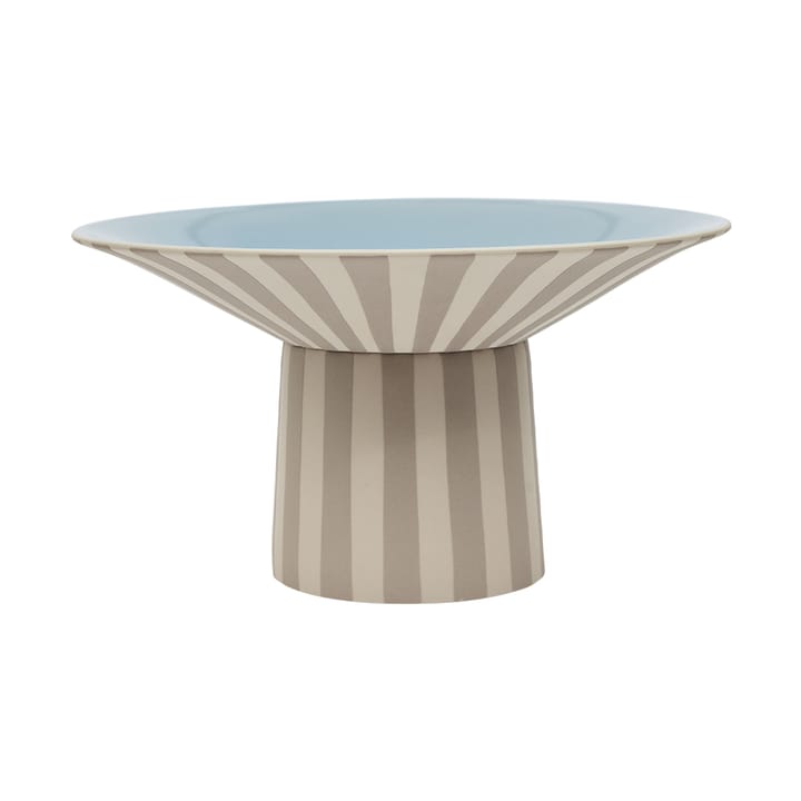 Toppu centerpiece high 17xØ30 cm - Clay-Ice blue - OYOY