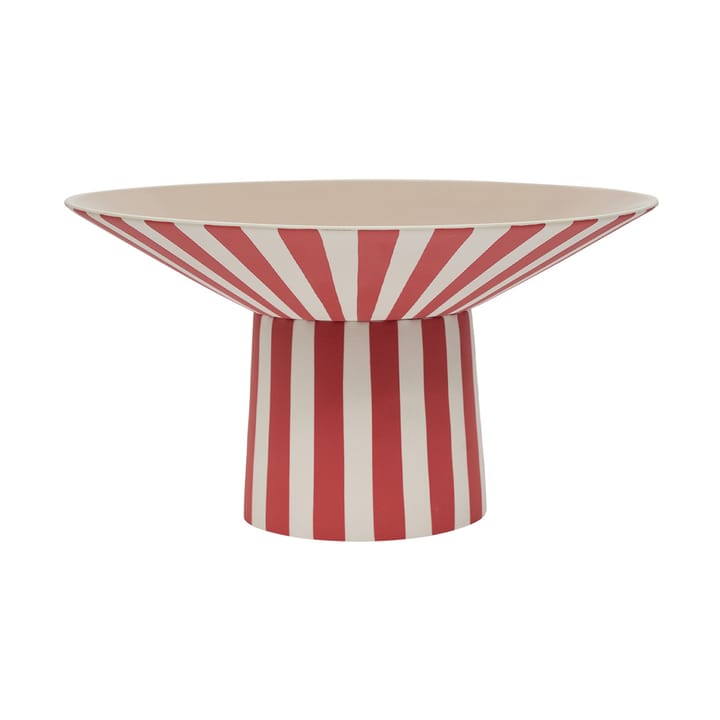 Toppu centerpiece high 17xØ30 cm - Red-peach - OYOY