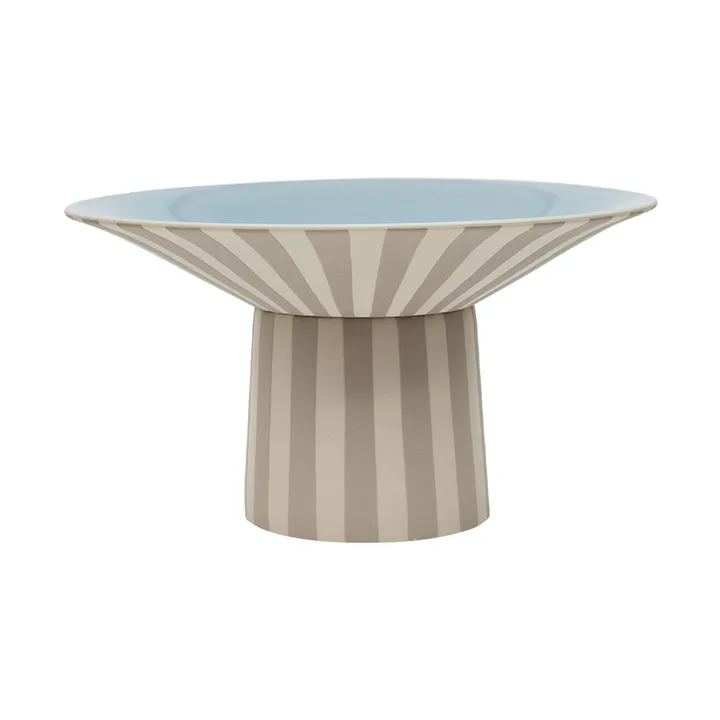 Toppu centerpiece high Ø30x17 cm - Clay-Ice blue - OYOY
