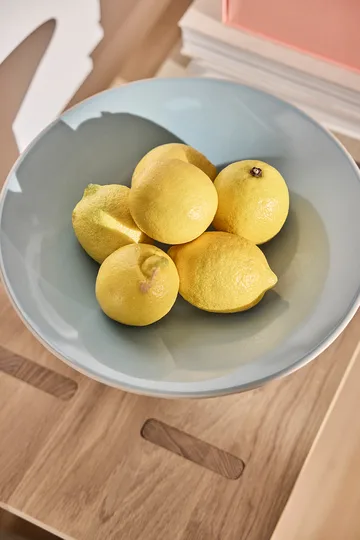 Toppu centerpiece high Ø30x17 cm - Clay-Ice blue - OYOY