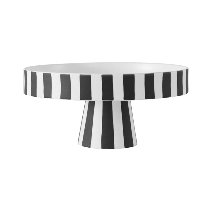 Toppu serving saucer Ø20 cm, black-white OYOY