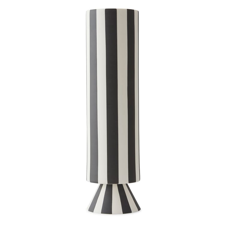 Toppu vase 31 cm, white-black OYOY