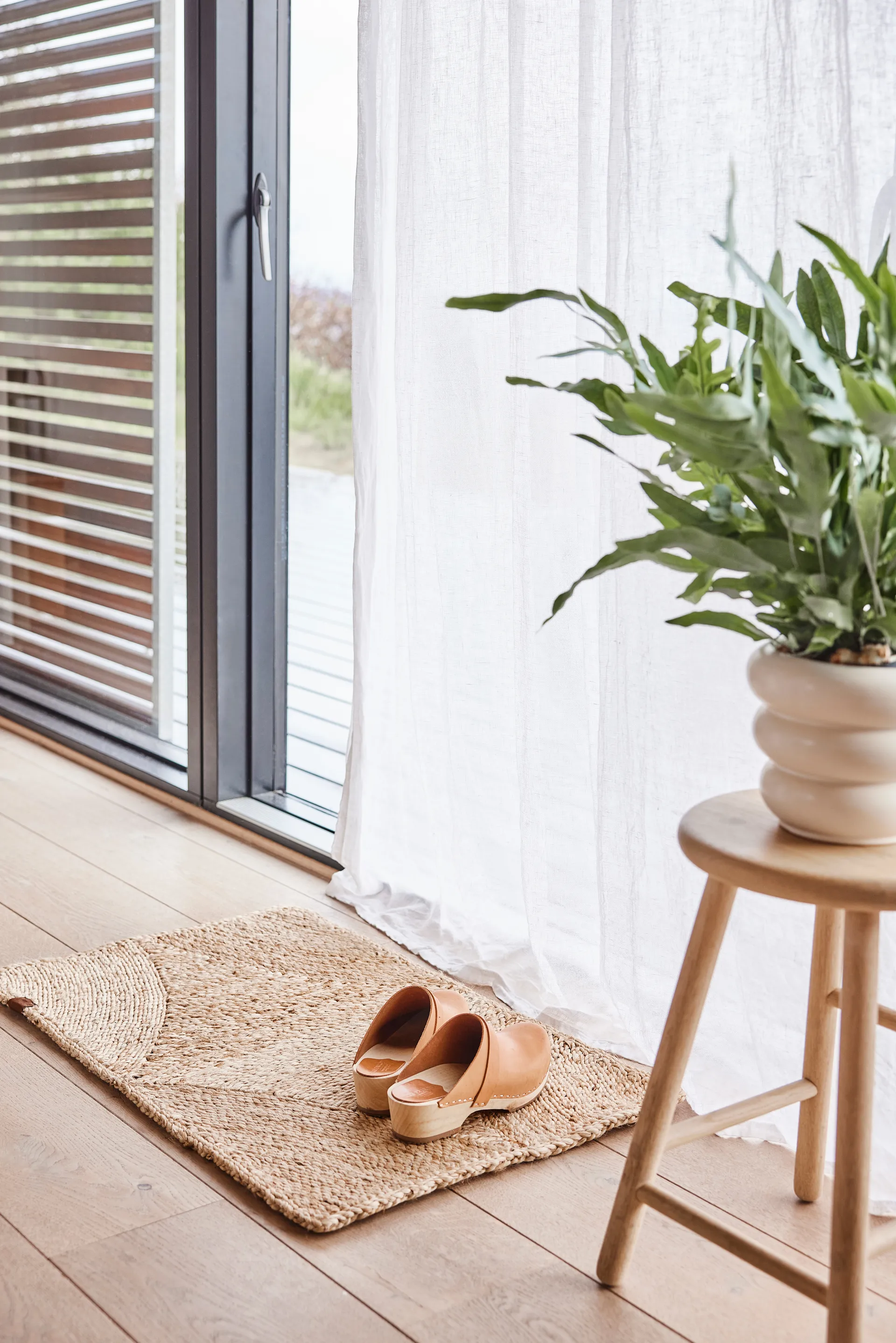 Vasa jute door mat 50x70 cm, Nature OYOY