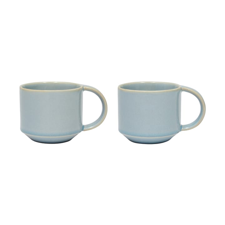 Yuka cup 2-pack - Ice blue - OYOY