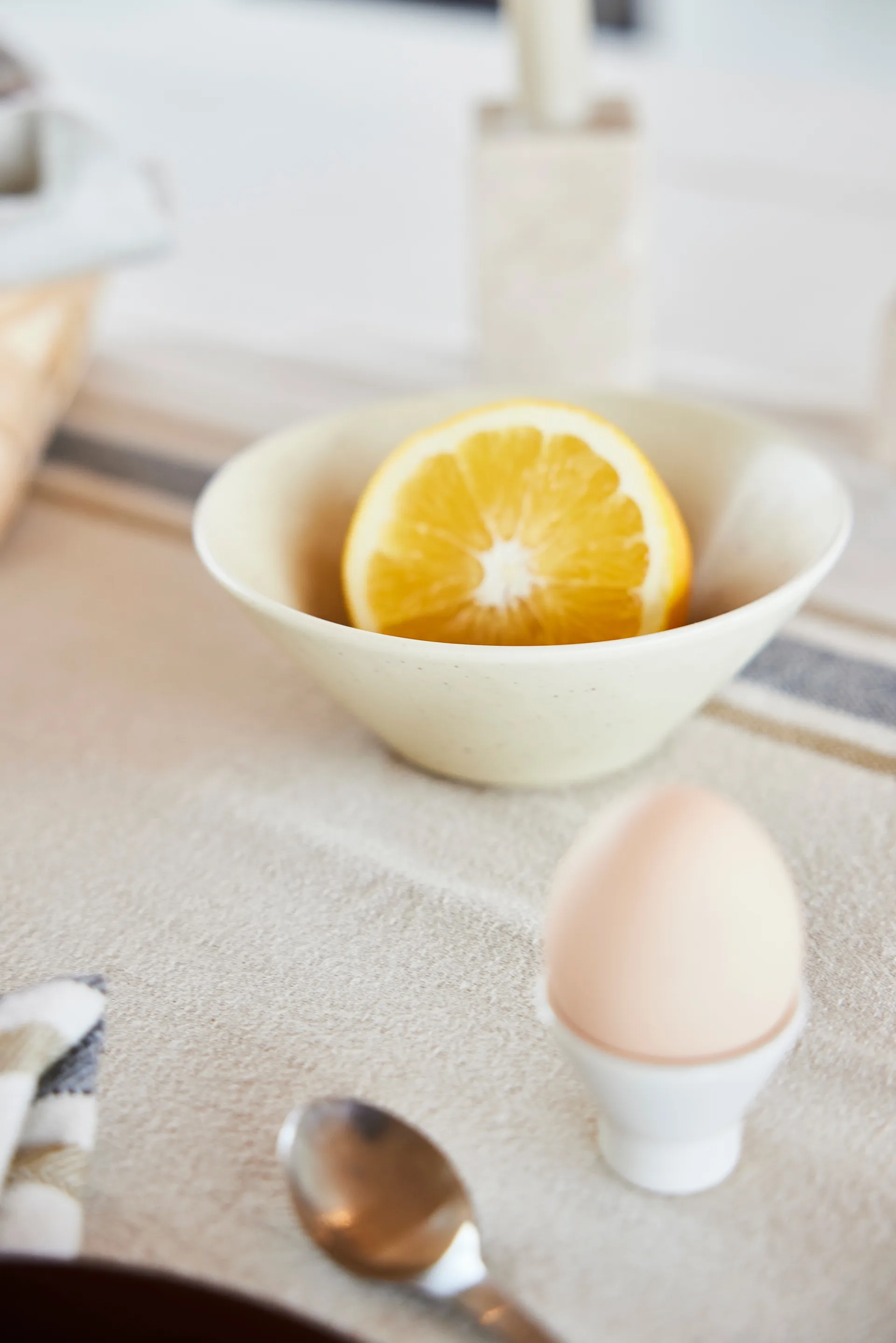 Yuka egg cup 2-pack, Off-white OYOY