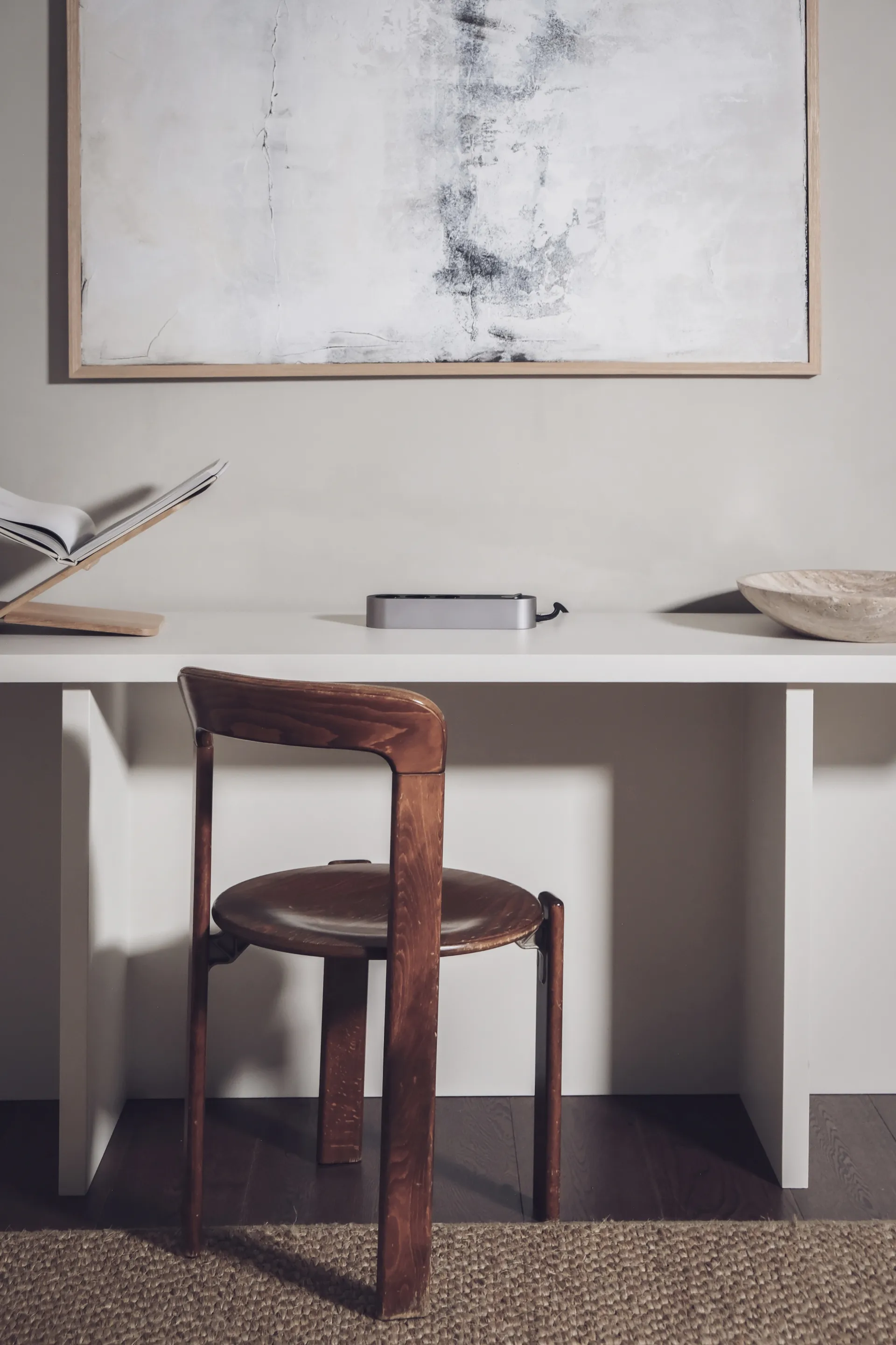 Edgar Power Bar power strip, Satin aluminum palett3