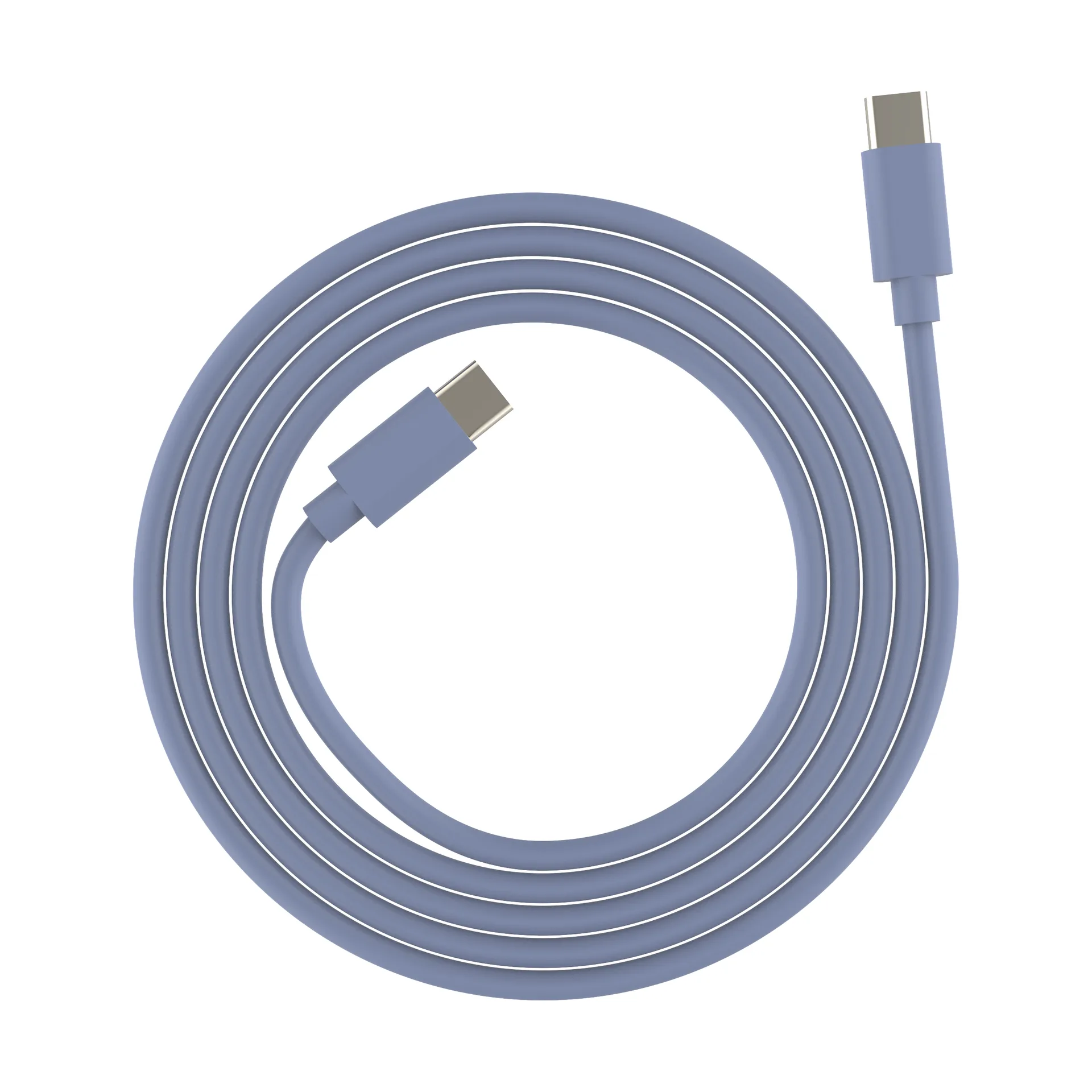 USB-C to USB-C cable 240 W, Kattegatt blue, 2 m palett3