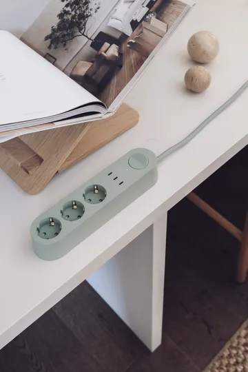 Alma Power Bar power strip - Midsummer green - Palette