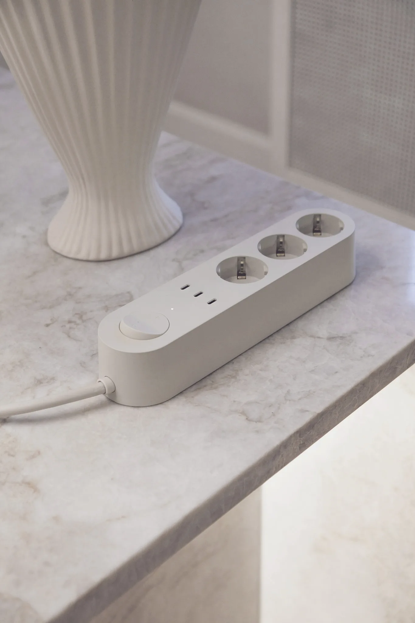 Alma Power Bar power strip, Sandhamn beige Palette