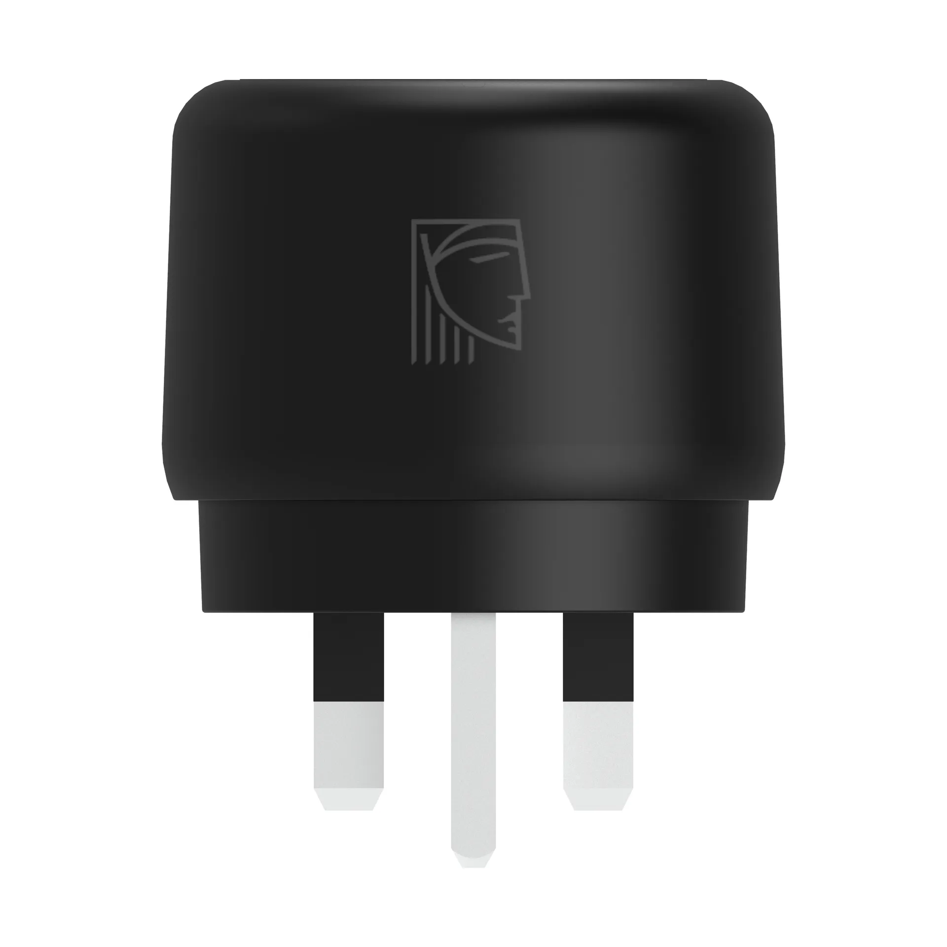 EU to UK adapter – Schuko to British plug, Black Palette