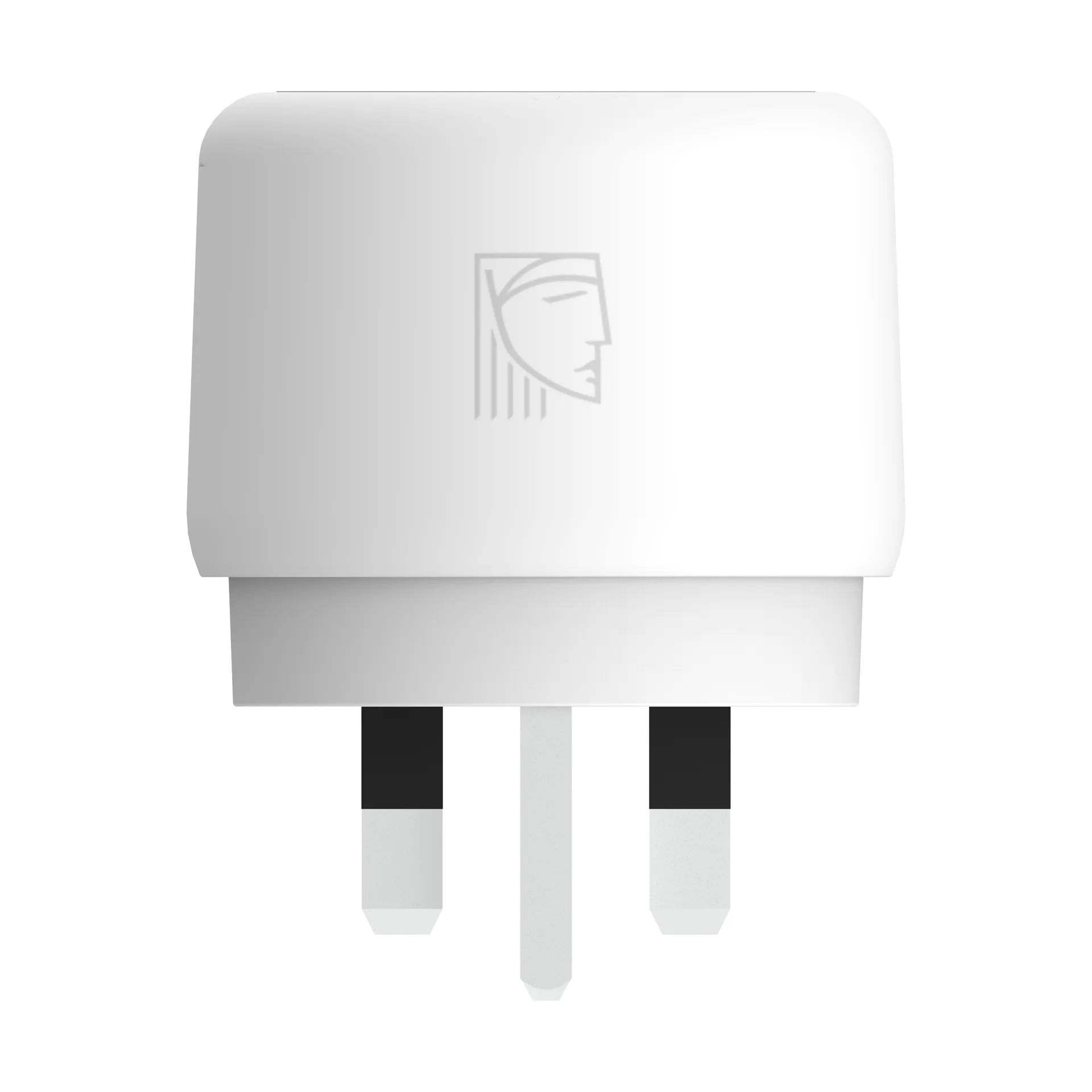 EU to UK adapter – Schuko to British plug, Ice white Palette