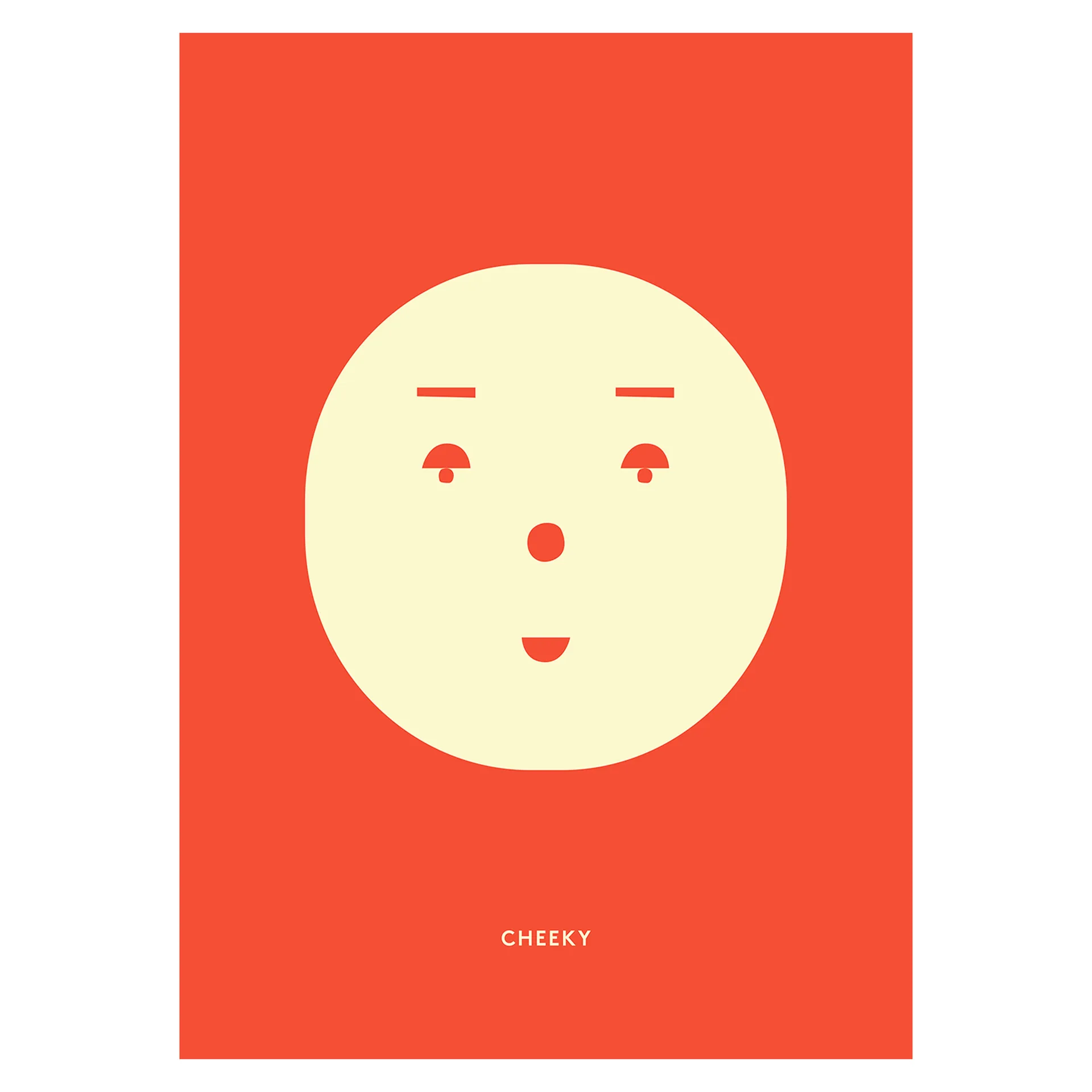 Cheoaky Feeling poster, 30x40 cm Paper Collective