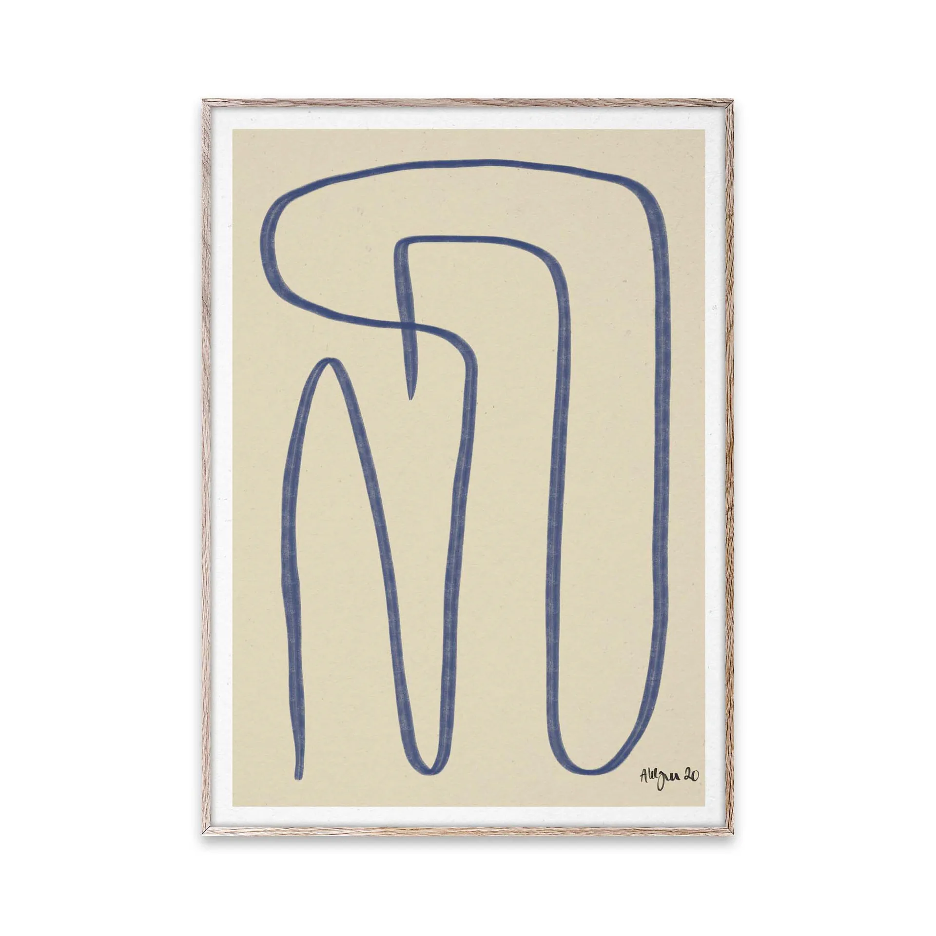 Different Ways poster blue, 30x40 cm Paper Collective