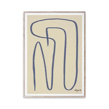 Different Ways poster blue - 30x40 cm - Paper Collective