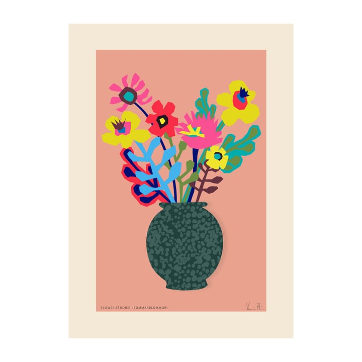 Flower Studies 02 (Sommar) poster, 30x40 cm Paper Collective