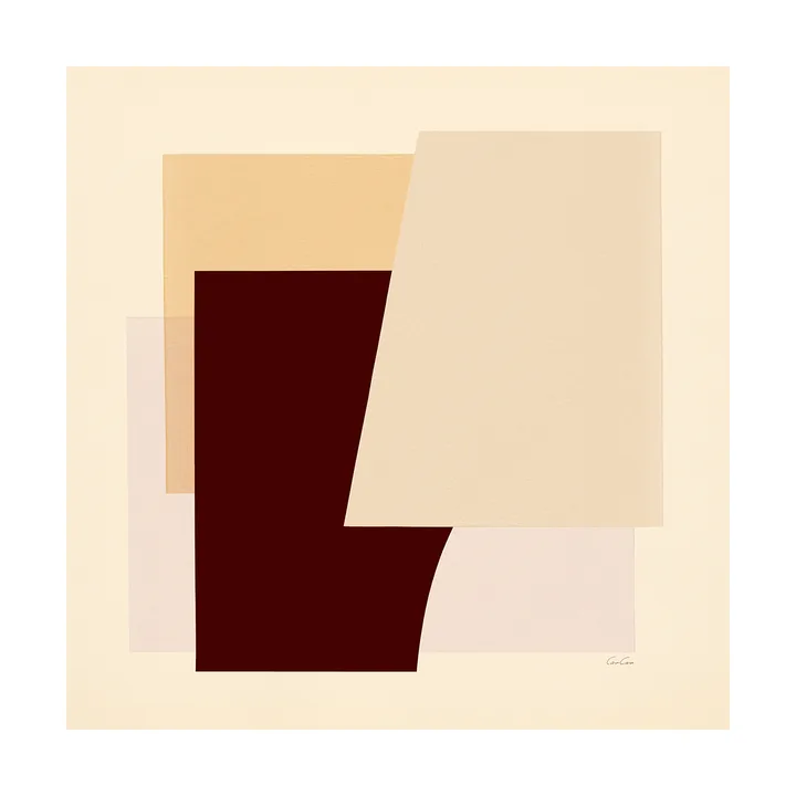 Layered 04 poster - 50x50 cm - Paper Collective