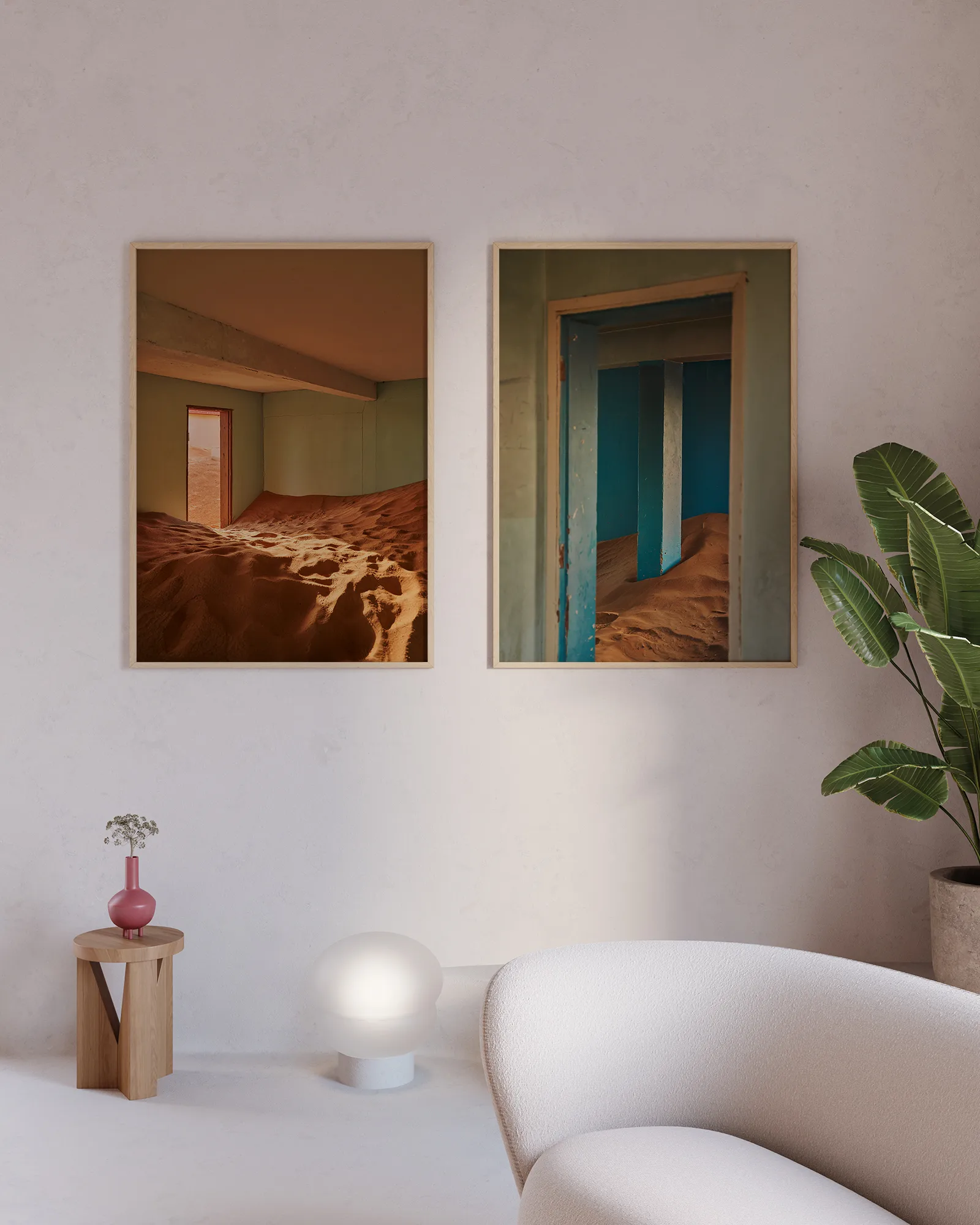 Sand Village III poster, 50x70 cm Paper Collective