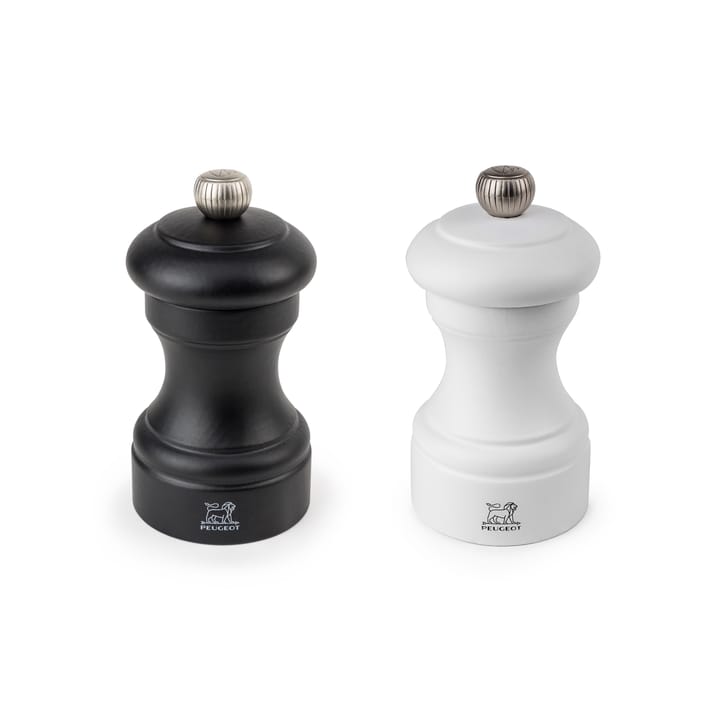 Bistro salt and pepper mill, black and white Peugeot