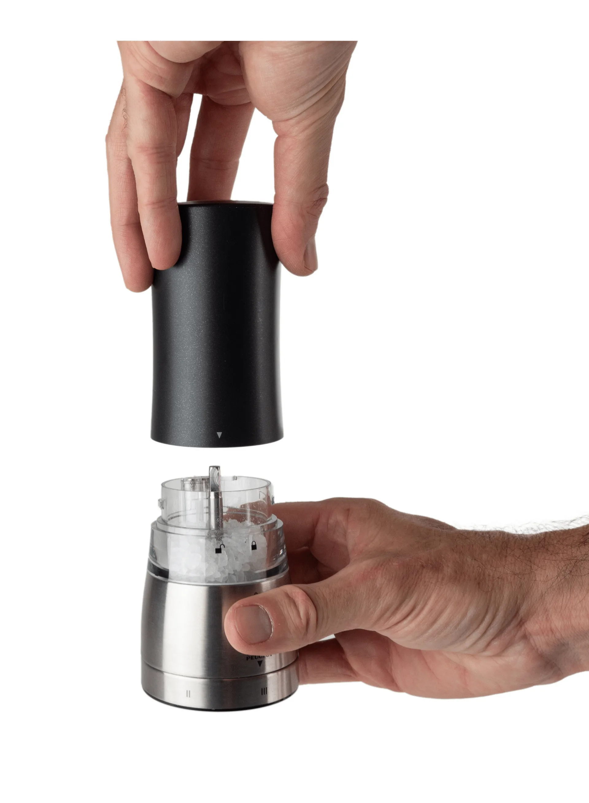 Daman Electric Salt Mill 16 cm, Black Peugeot