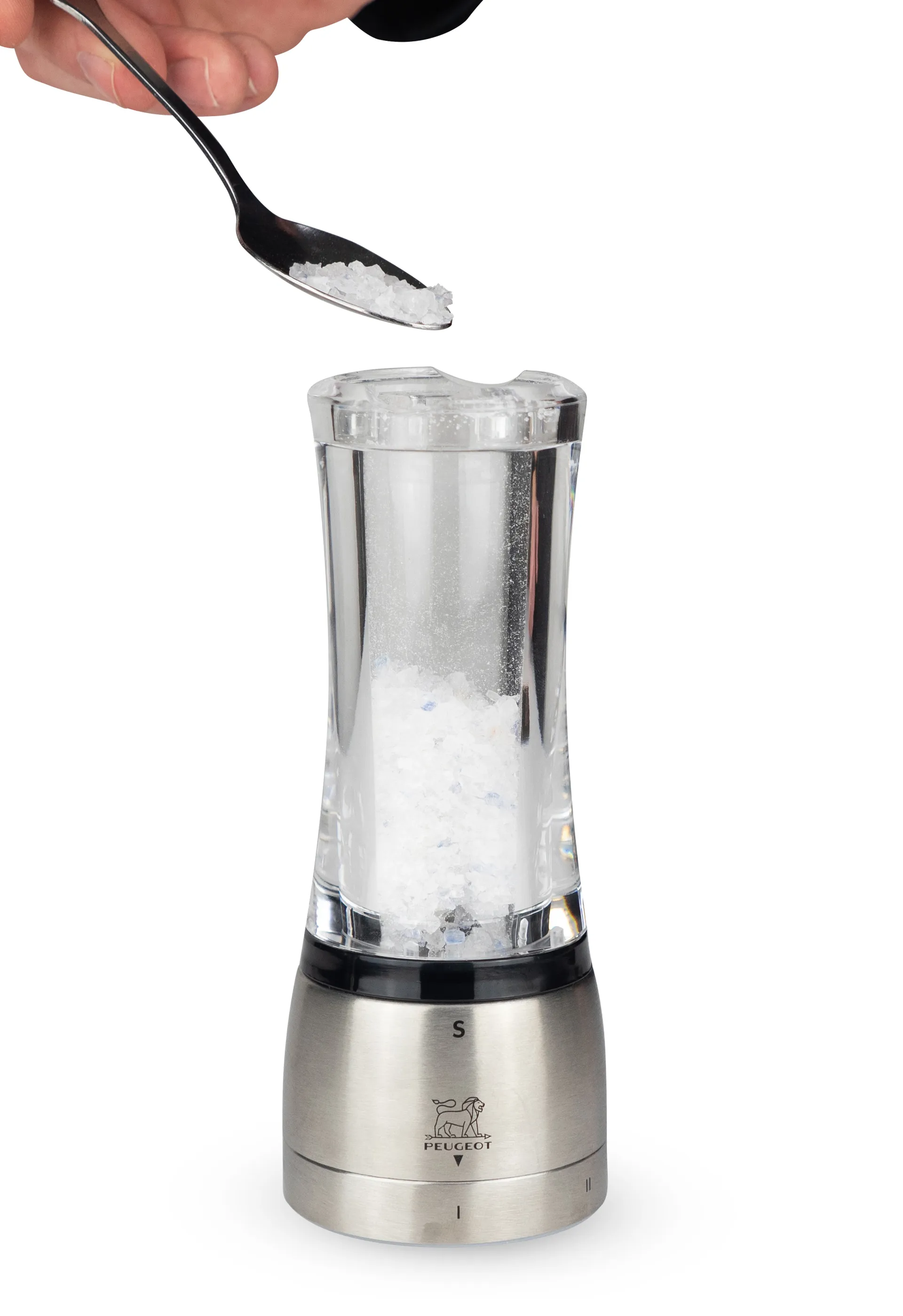 Daman Z salt grinder 16 cm, Black Peugeot