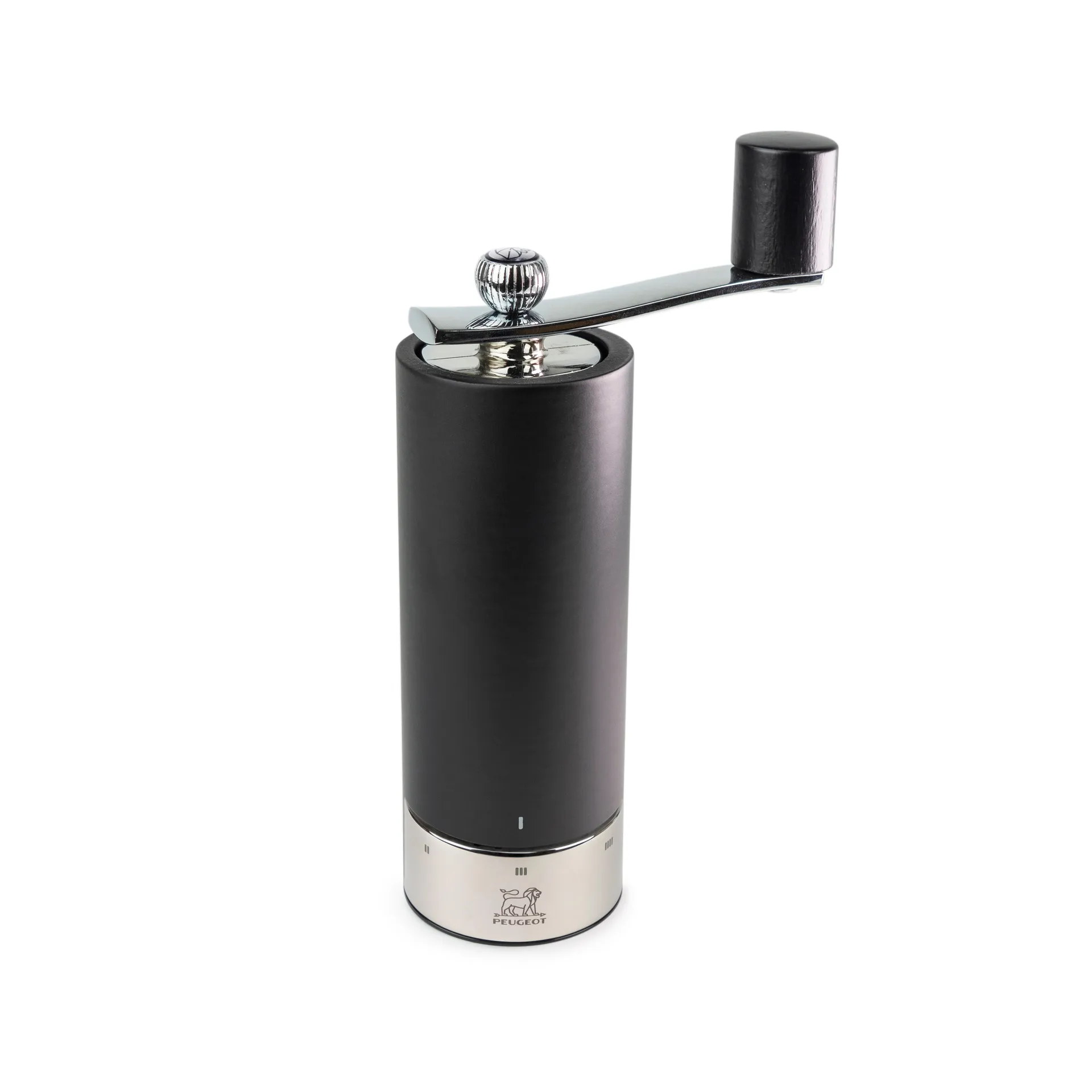 Isen u'select pepper mill with crank, black Peugeot