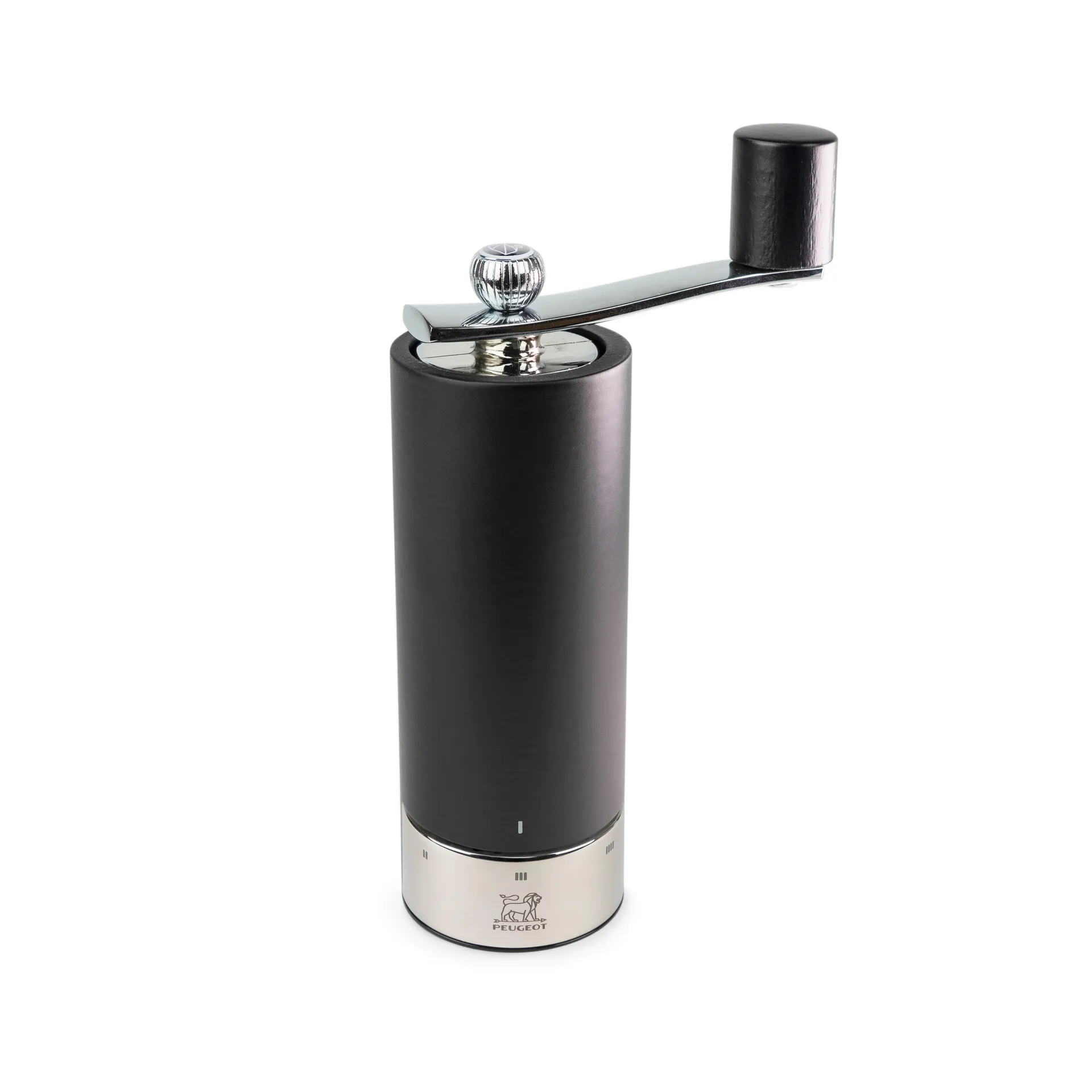 Isen u'select salt mill with crank, black Peugeot