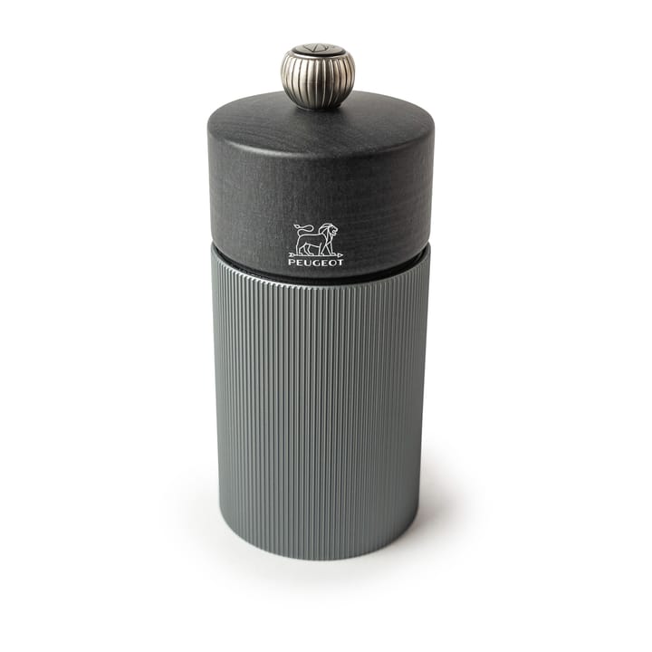 Line Dark pepper mill 12 cm - Wood-aluminum - Peugeot