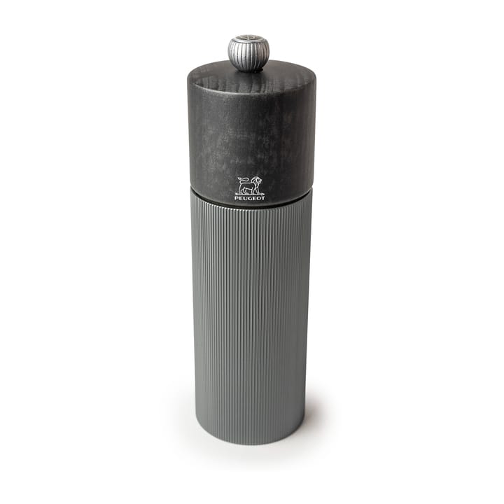 Line Dark salt mill 18 cm - Wood-aluminum - Peugeot