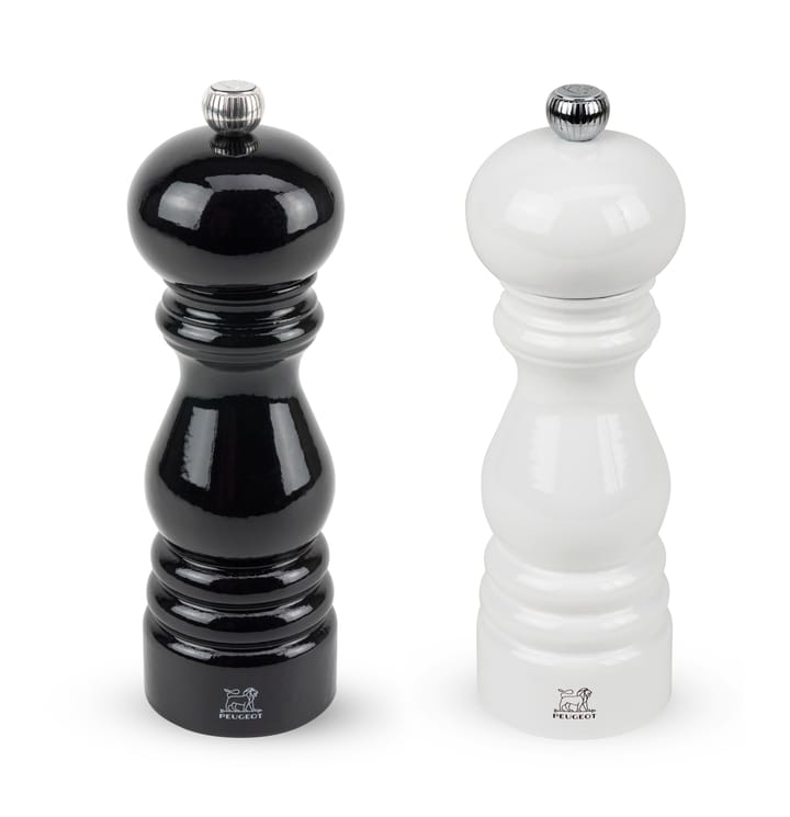 Paris salt & pepper duo 18 cm - Black and white - Peugeot
